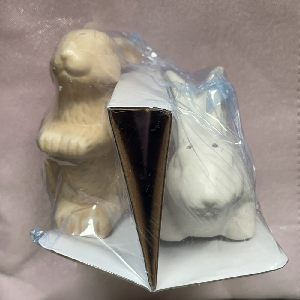 Easter Bunny Ceramic Salt & Pepper Shakers